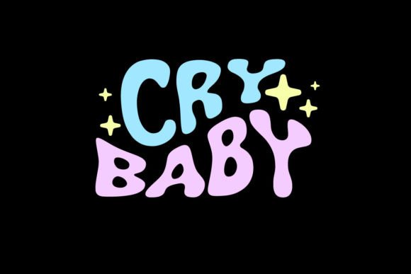Cry Baby Graphic Tee Design: Aesthetic Streetwear Graphics