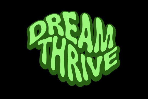 Dream Thrive Graphic Tee: Aesthetic Streetwear Design