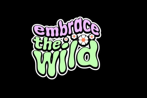 Embrace the Wild Quotes Graphic Tee: Bold Streetwear Design