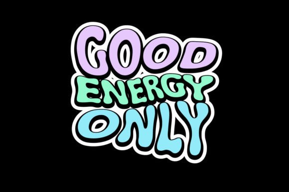 Good Energy Only Graphic Tee Design: A Visual Vibe for Modern Brands