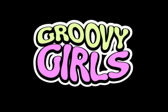 Groovy Girls Graphic Tee: Aesthetic Quote Designs for Your Brand