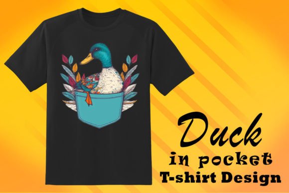 Pocket Duck Lover Graphic T-Shirt: More Than Just a Quirky Design