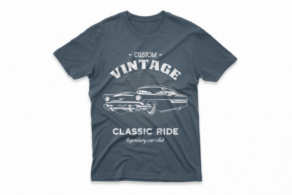 Timeless Style: Using the Vintage Classic Car Tee Shirt Graphic